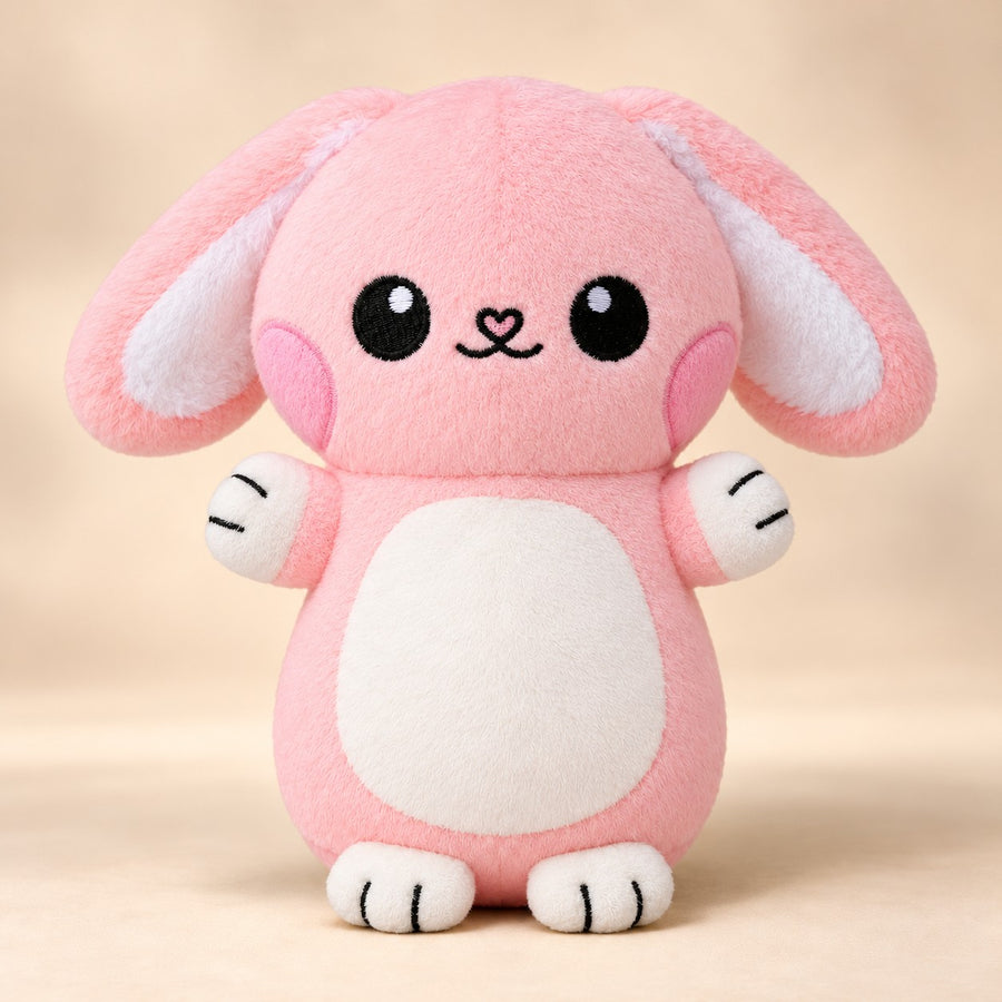 Leuchtbuddy Häschen in Rosa mit weißer Zeichenfläche
