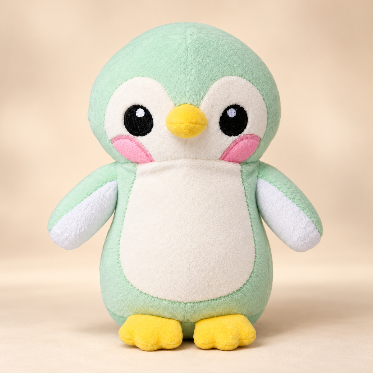 Leuchtbuddy Pinguin in Mint mit weißer Zeichenfläche